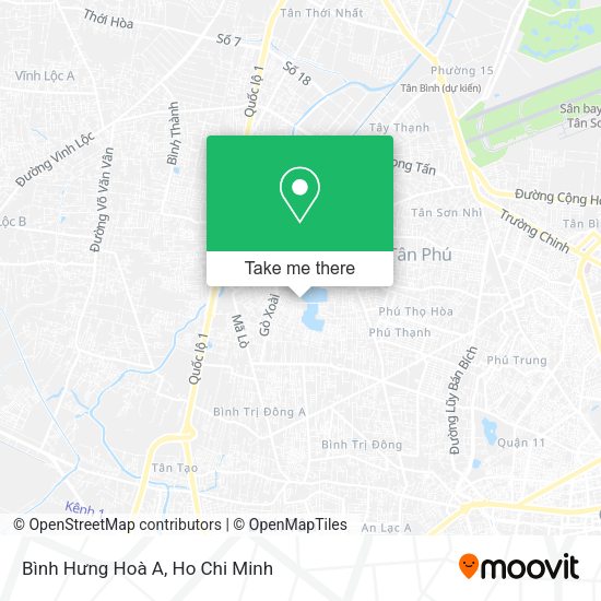 Bình Hưng Hoà A map
