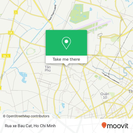 Rua xe Bau Cat map