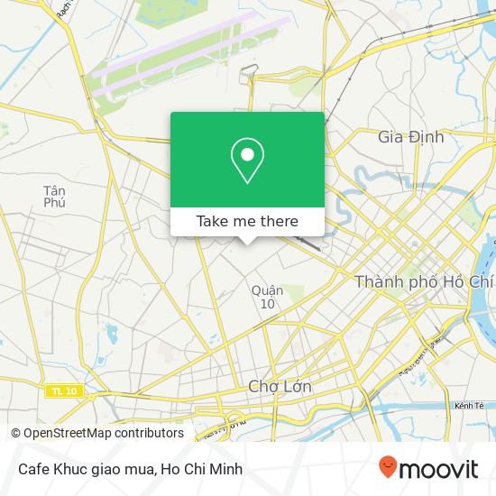 Cafe Khuc giao mua map