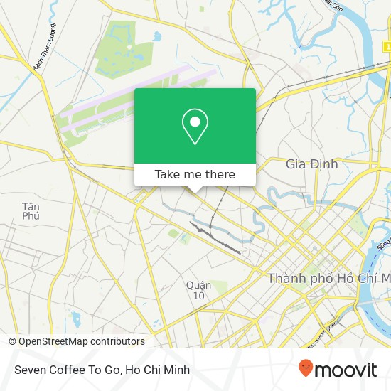 Seven Coffee To Go map