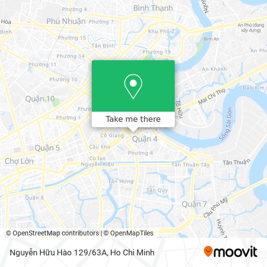 Nguyễn Hữu Hào 129/63A map