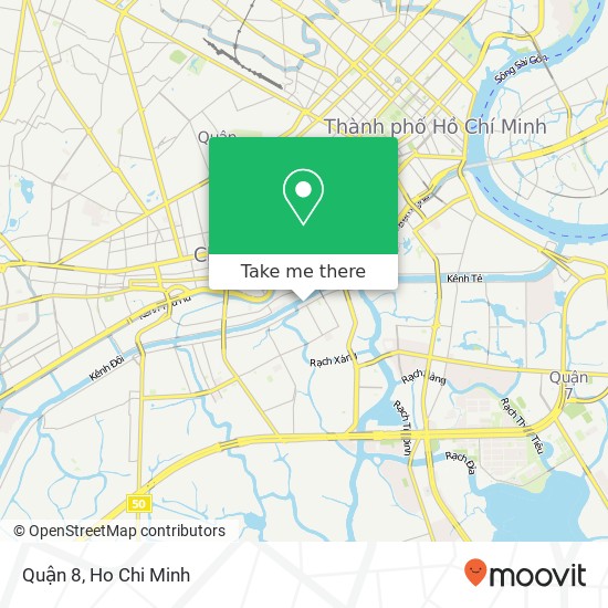 Quận 8 map