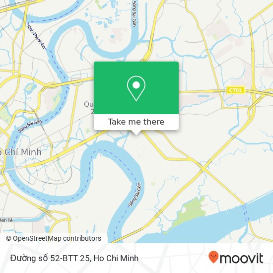 Đường số 52-BTT 25 map