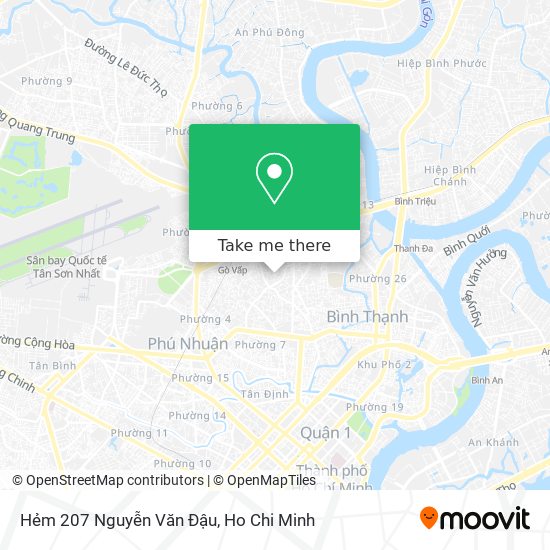 Hẻm 207 Nguyễn Văn Đậu map