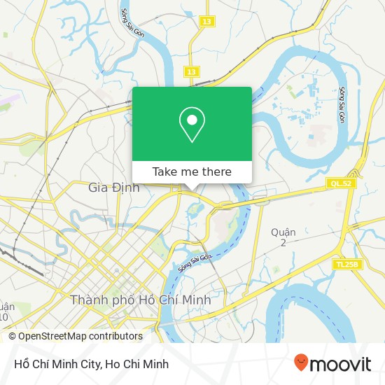 Hồ Chí Minh City map