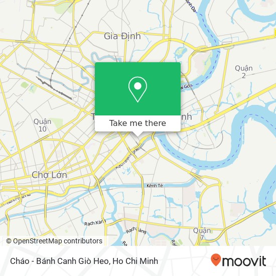 Cháo - Bánh Canh Giò Heo map