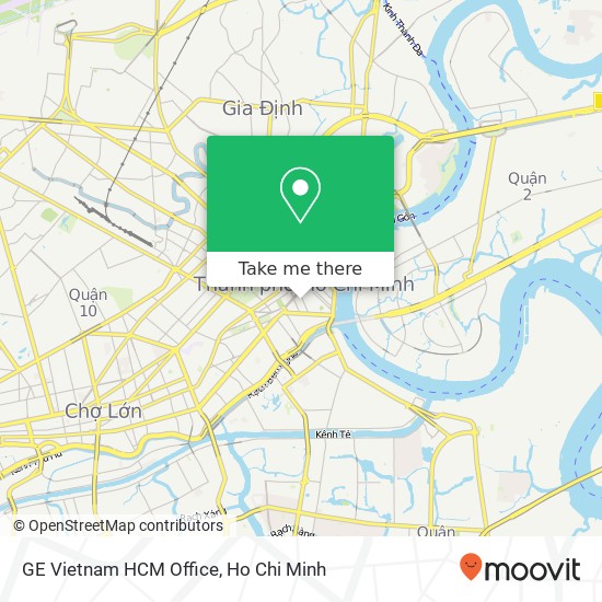 GE Vietnam HCM Office map