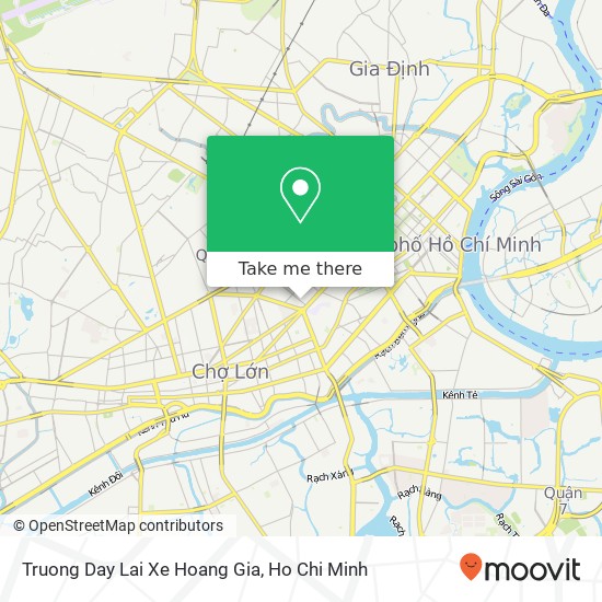 Truong Day Lai Xe Hoang Gia map