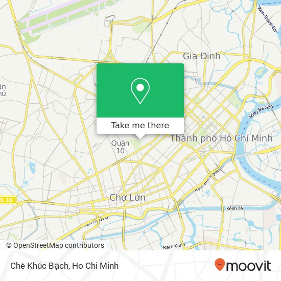 Chè Khúc Bạch map