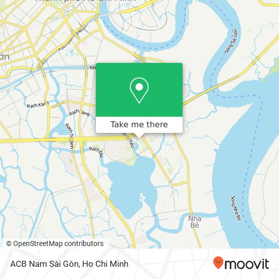 ACB Nam Sài Gòn map
