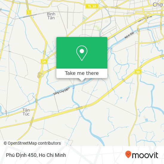Phú Định 450 map