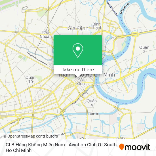 CLB Hàng Không Miền Nam - Aviation Club Of South map