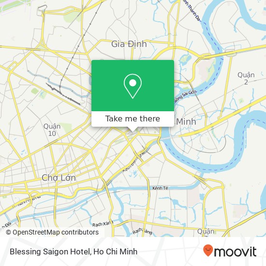 Blessing Saigon Hotel map