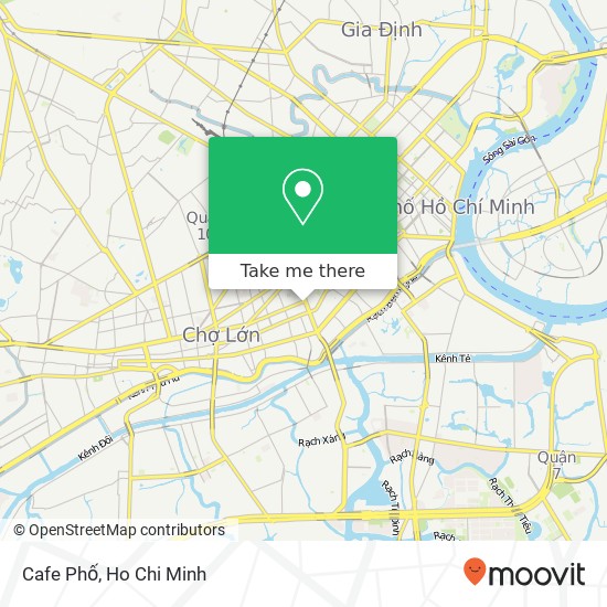 Cafe Phố map