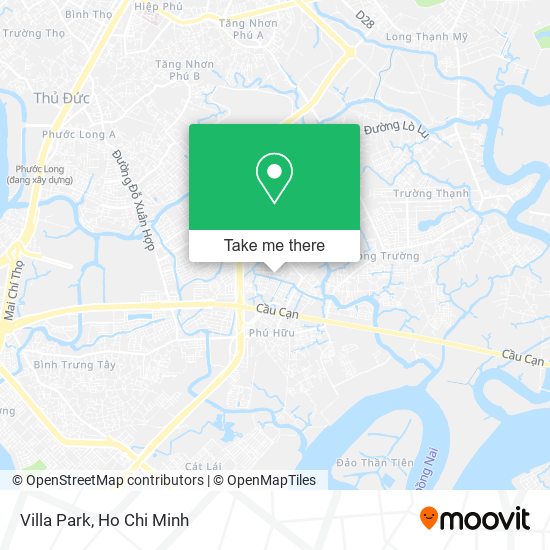 Villa Park map