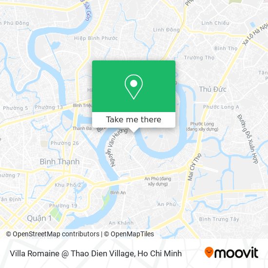 Villa Romaine @ Thao Dien Village map