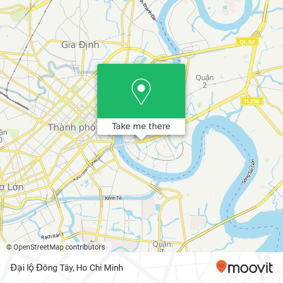 Đại lộ Đông Tây map