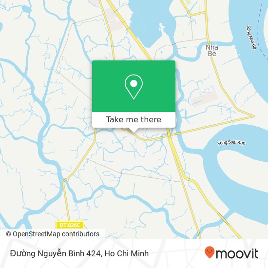 Đường Nguyễn Bình 424 map