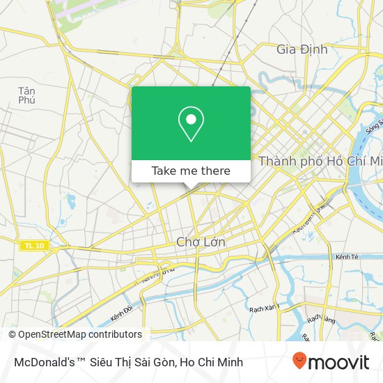 McDonald's™ Siêu Thị Sài Gòn map