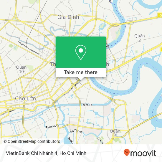 VietinBank Chi Nhánh 4 map