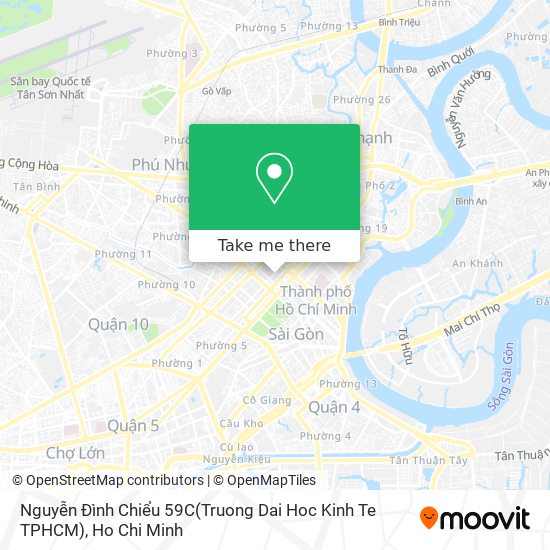 Nguyễn Đình Chiểu 59C(Truong Dai Hoc Kinh Te TPHCM) map
