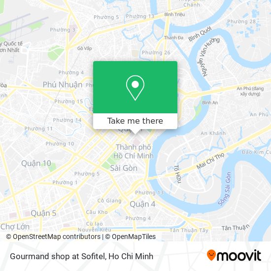 Gourmand shop at Sofitel map