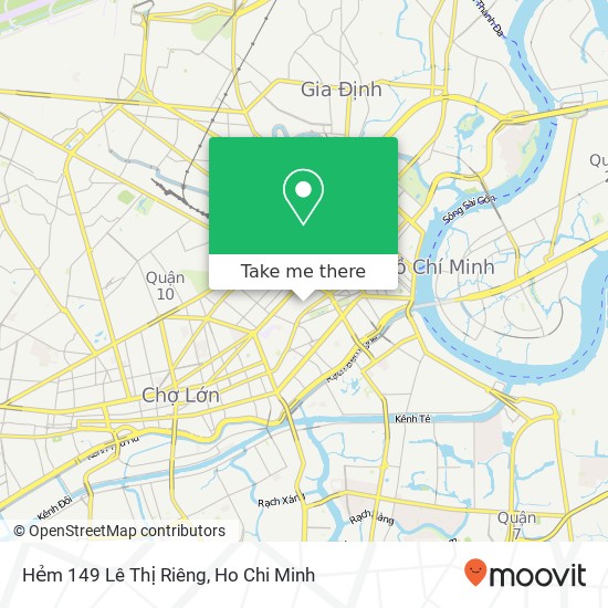 Hẻm 149 Lê Thị Riêng map