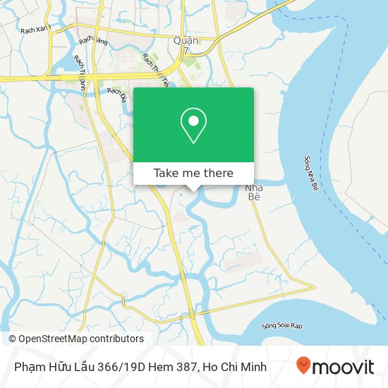 Phạm Hữu Lầu 366/19D Hem 387 map