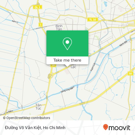 Đường Võ Văn Kiệt map