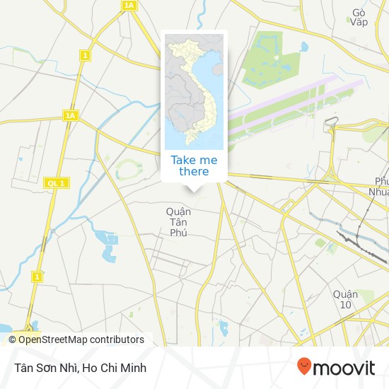 Tân Sơn Nhì map