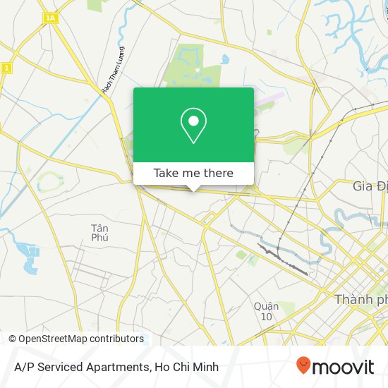 A/P Serviced Apartments map