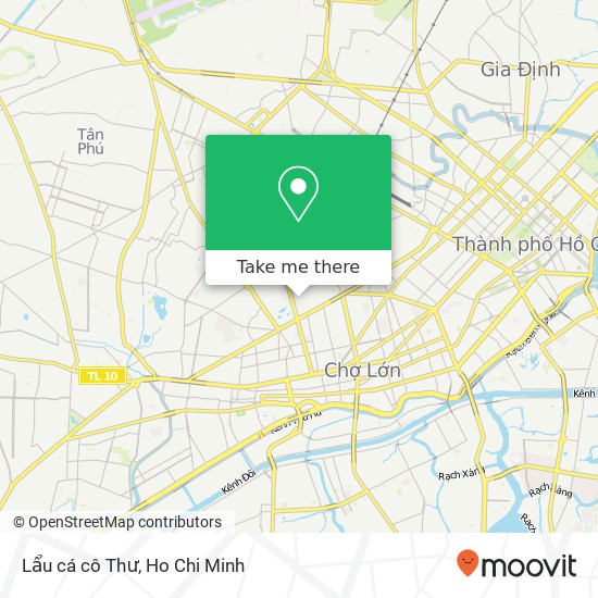 Lẩu cá cô Thư map