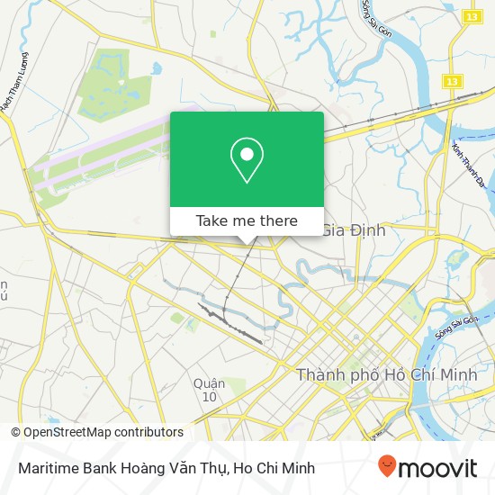 Maritime Bank Hoàng Văn Thụ map