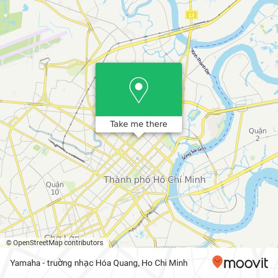 Yamaha - truờng nhạc Hóa Quang map