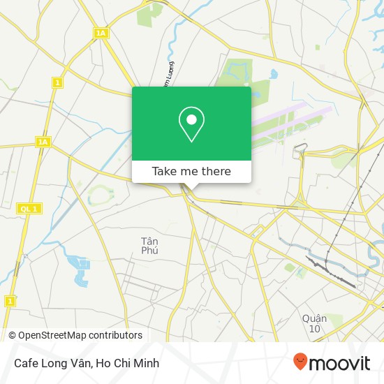 Cafe Long Vân map