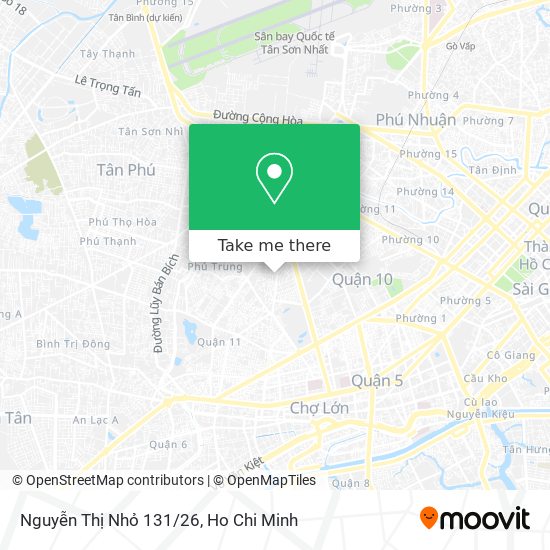 Nguyễn Thị Nhỏ 131/26 map