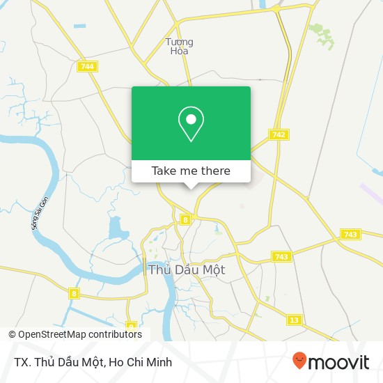 TX. Thủ Dầu Một map