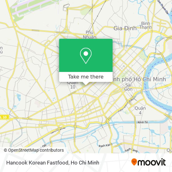 Hancook Korean Fastfood map