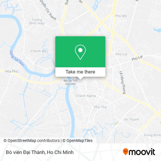 Bò viên Đại Thành map
