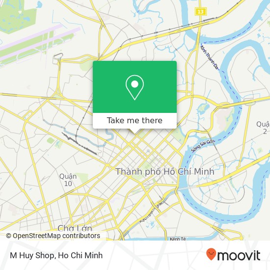 M Huy Shop map