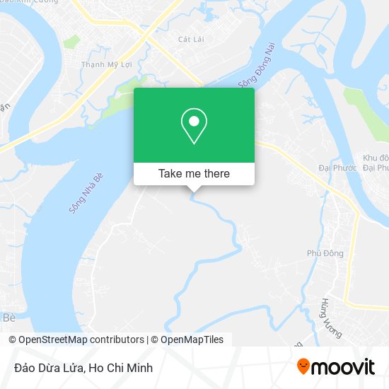 Đảo Dừa Lửa map