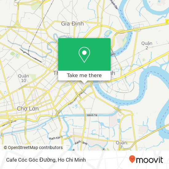 Cafe Cóc Góc Đường map