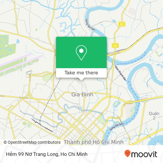 Hẻm 99 Nơ Trang Long map