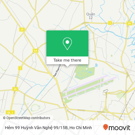 Hẻm 99 Huỳnh Văn Nghệ 99/15B map
