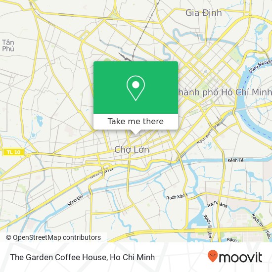 The Garden Coffee House map