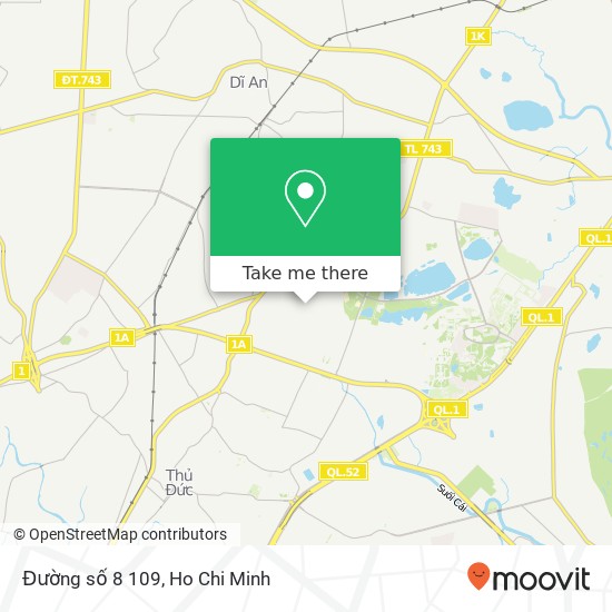 Đường số 8 109 map