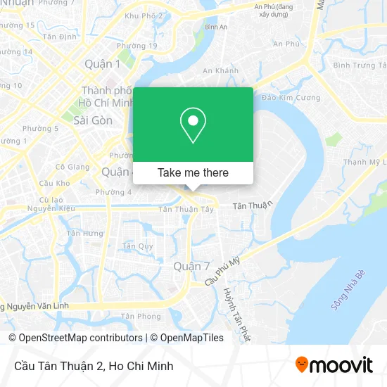 Cầu Tân Thuận 2 map