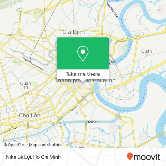 Nike Lê Lợi map