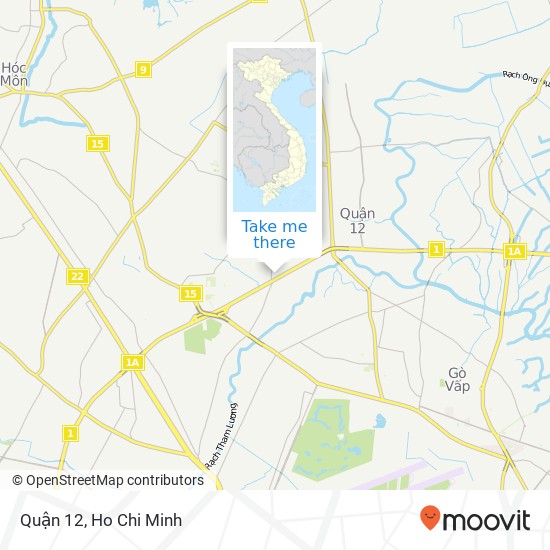 Quận 12 map