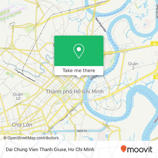 Dai Chung Vien Thanh Giuse map